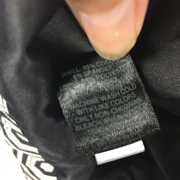 White House Black Market tank size 0 geo pattern lined black inside zipp… - Picture 8 of 8